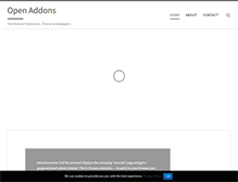 Tablet Screenshot of openaddons.com